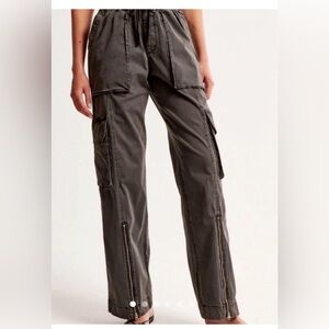 Women’s Dark Grey Cargo Pants